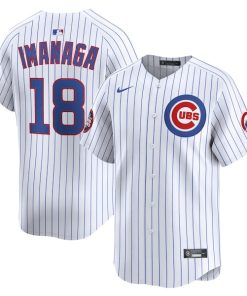 Shota Imanaga Chicago Cubs Nike 2025 MLB World Tour: Tokyo Series Home Limited Player Jersey - White