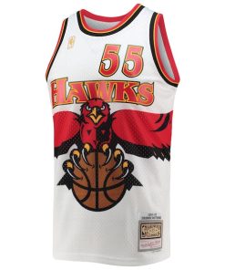 Alternative view of Dikembe Mutombo Atlanta Hawks  1996/97 Hardwood Classics Swingman Jersey - White