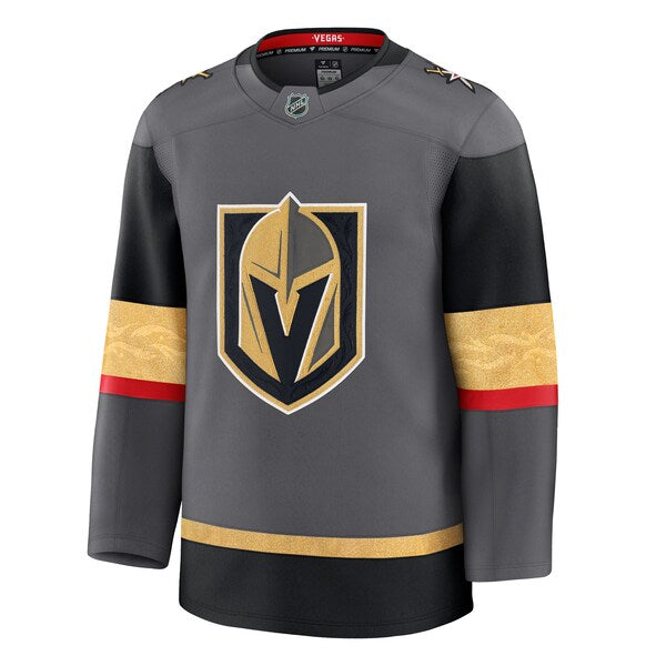 Vegas Golden Knights Alternate Premium Jersey - Gray/Gold/White - Image 3