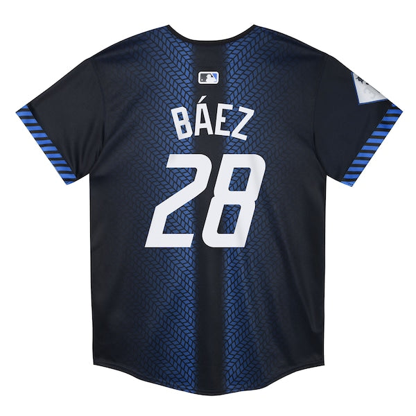 Javier Baez Detroit Tigers Nike Preschool 2024 City Connect Limited Jersey - Navy - Image 2