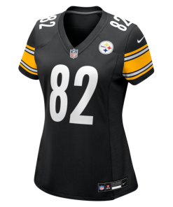 Alternative view of Isaiah Hodgins Pittsburgh Steelers Nike Women's Team Game Jersey -  Black