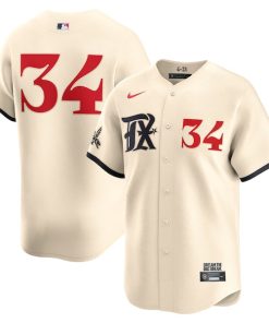 Nolan Ryan Texas Rangers Nike City Connect Limited Player Jersey - Natural