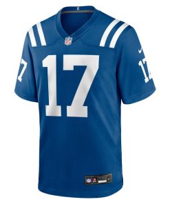 Alternative view of Daniel Jones Indianapolis Colts Nike Team Game Jersey -  Royal