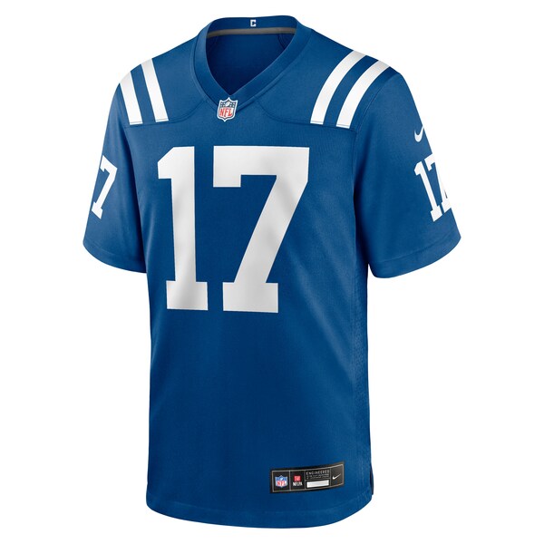 Daniel Jones Indianapolis Colts Nike Team Game Jersey - Royal - Image 2