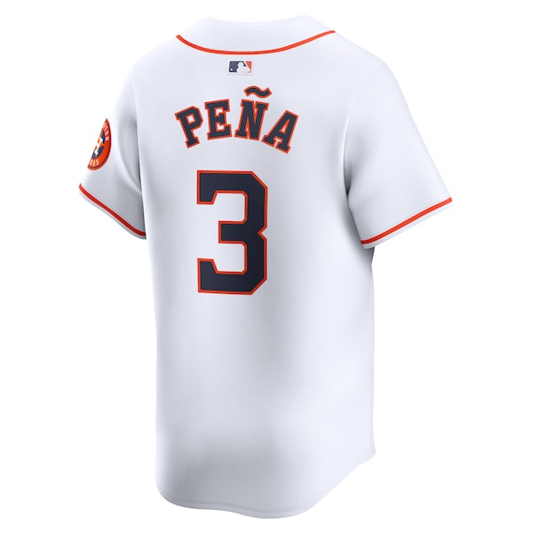 Jeremy Pe?a Houston Astros Nike Home Limited Player Jersey - White - Image 3