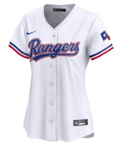 Alternative view of Bubba Thompson Texas Rangers Nike Women's  Home Limited Player Jersey - White