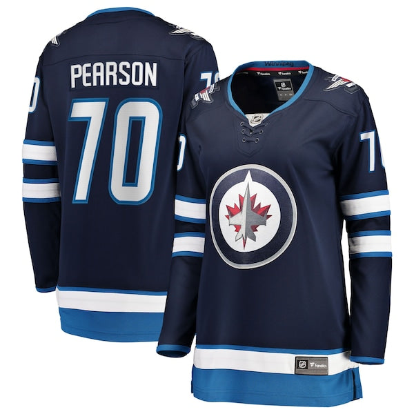 Tanner Pearson Winnipeg Jets Women's Home Breakaway Jersey - Navy