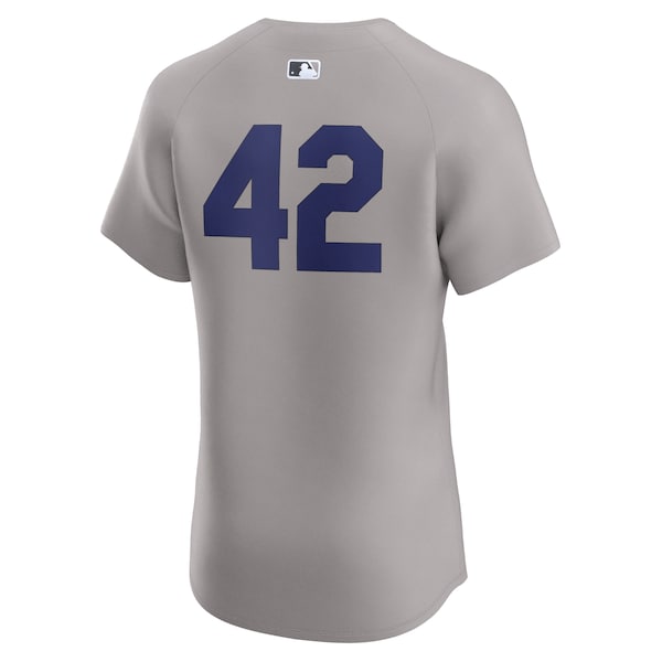 New York Yankees Nike Road 2024 Jackie Robinson Day Elite Jersey - Gray - Image 3