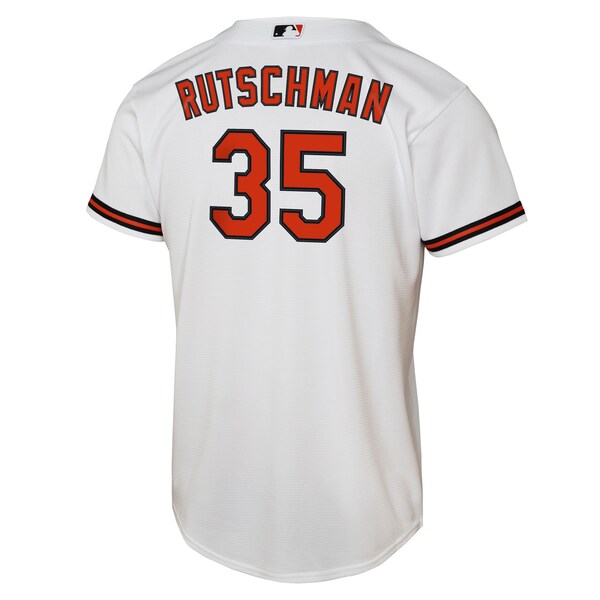 Adley Rutschman Baltimore Orioles Nike Youth Home Replica Player Jersey - White - Image 3