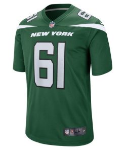 Alternative view of Max Mitchell New York Jets Nike Game Player Jersey - Gotham Green