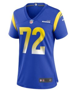 Alternative view of Jonah Jackson Los Angeles Rams Nike Women's Team Game Jersey -  Royal