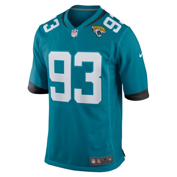 Tyler Lacy Jacksonville Jaguars Nike Team Game Jersey - Teal - Image 2