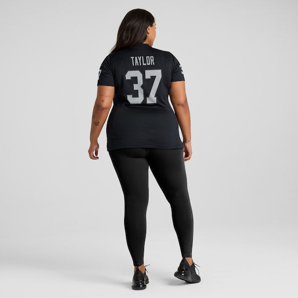 Trey Taylor Las Vegas Raiders Nike Women's Game Jersey - Black - Image 7