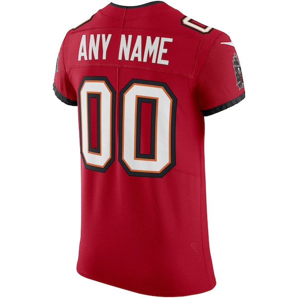 Tampa Bay Buccaneers Nike Vapor Elite Custom Jersey - Red - Image 3