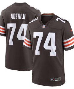 Hakeem Adeniji Cleveland Browns Nike  Game Jersey -  Brown