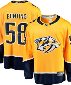 Michael Bunting Nashville Predators  Home Breakaway Jersey - Gold