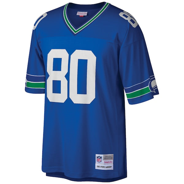 Steve Largent Seattle Seahawks Big & Tall 1985 Retired Player Replica Jersey - Royal - Image 2