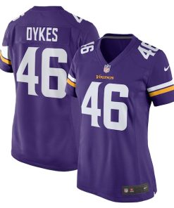 Aaron Dykes Minnesota Vikings Nike Women's Team Game Jersey - Purple