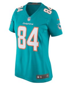 Alternative view of Anthony Schwartz Miami Dolphins Nike Women's Team Game Jersey -  Aqua