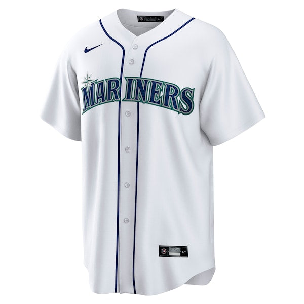 Men's Seattle Mariners Cal Raleigh Nike White Home Replica Player Jersey - Image 2