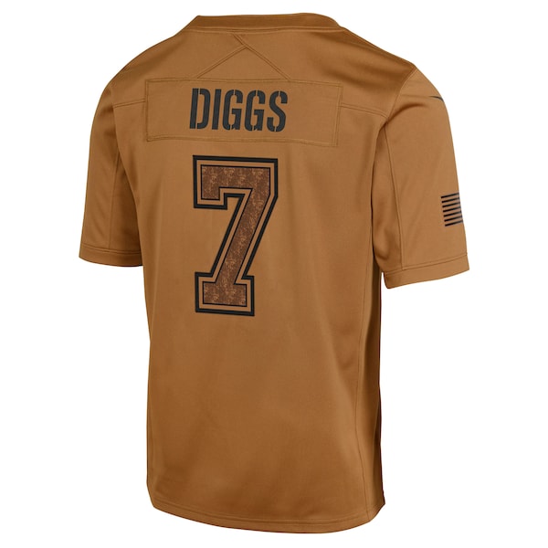 Trevon Diggs Dallas Cowboys Nike Youth 2023 Salute To Service Limited Jersey - Brown - Image 3