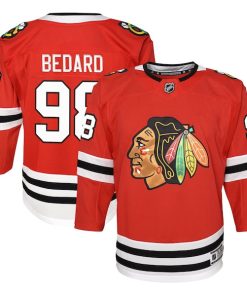 Connor Bedard Chicago Blackhawks Youth Home Premier?Player Jersey - Red