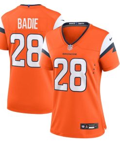 Tyler Badie Denver Broncos Nike Women's Team Game Jersey -  Orange