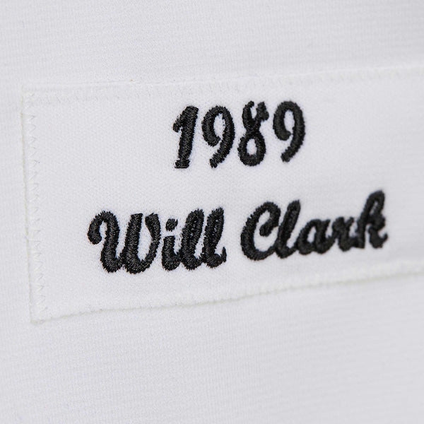Will Clark San Francisco Giants Cooperstown Collection 1989 Authentic Jersey - White - Image 7