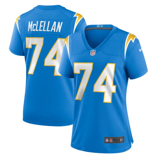 Tyler McLellan Los Angeles Chargers Nike Women's Game Jersey - Powder Blue