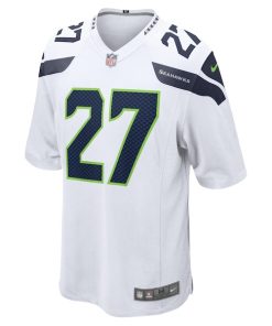 Alternative view of Tariq Woolen Seattle Seahawks Nike Game Player Jersey - White