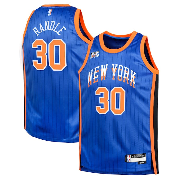 Julius Randle New York Knicks Nike Youth Swingman Replica Jersey - City Edition - Blue
