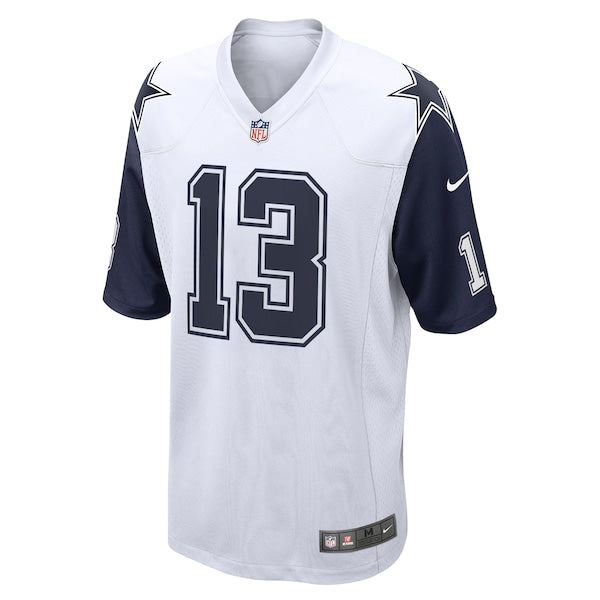 DeMarvion Overshown Dallas Cowboys Nike Game Jersey - White/Navy - Image 3