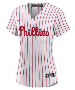 Alternative view of Zack Wheeler Philadelphia Phillies Nike Women's Home Replica Jersey - White