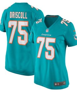 Jack Driscoll Miami Dolphins Nike Women's Team Game Jersey -  Aqua