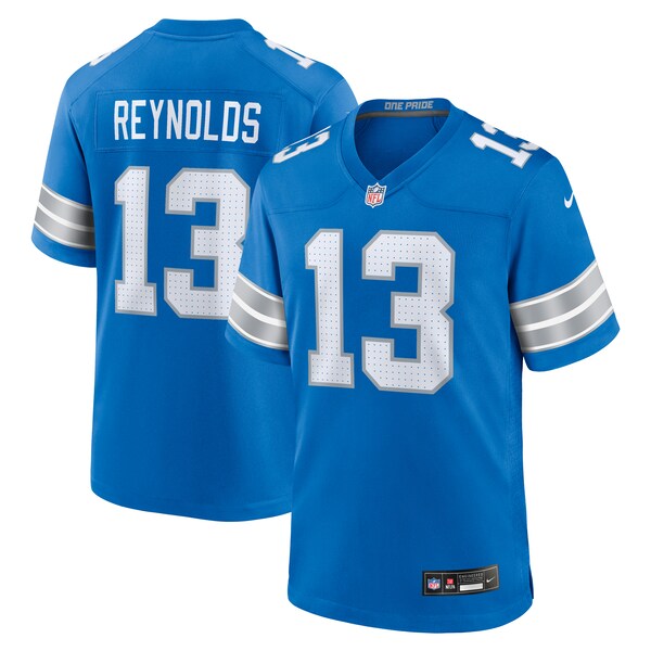 Craig Reynolds Detroit Lions Nike Team Game Jersey - Blue - Image 7