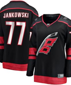 Mark Jankowski Carolina Hurricanes  Women's Home Breakaway Player Jersey - Black