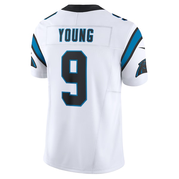 Bryce Young Carolina Panthers Nike Vapor F.U.S.E. Limited Jersey - White/Blue - Image 4