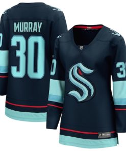 Matt Murray Seattle Kraken  Women's Home Breakaway Jersey - Deep Sea Blue