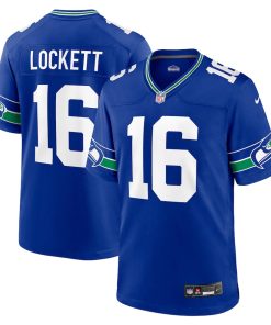 Tyler Lockett Seattle Seahawks Nike Throwback Player Game Jersey - Royal