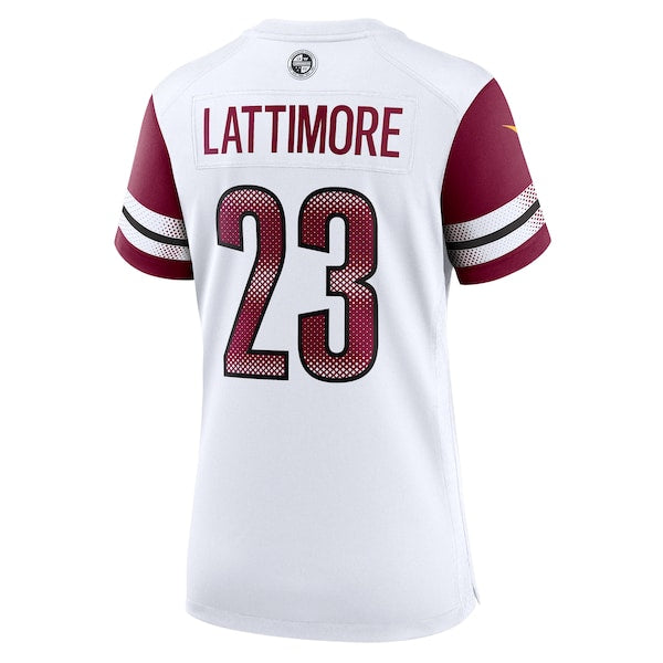 Marshon Lattimore Washington Commanders Nike Women's Game Jersey - White/Burgundy - Image 4