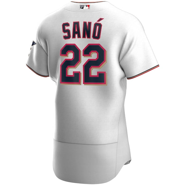 Miguel Sano Minnesota Twins Nike Home Authentic Player Jersey - White - Image 3