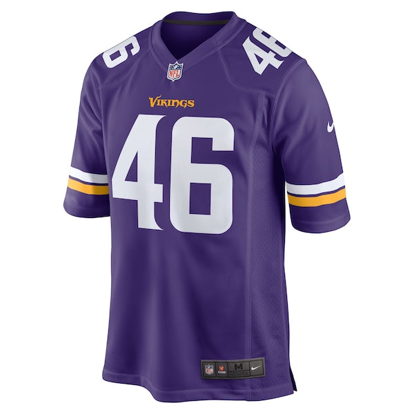 Aaron Dykes Minnesota Vikings Nike Team Game Jersey - Purple - Image 2