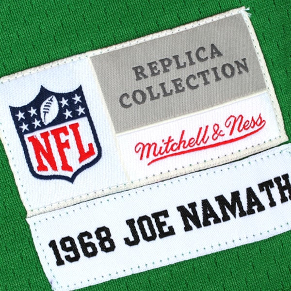 Joe Namath New York Jets Retired Player Legacy Replica Jersey - Green - Image 7