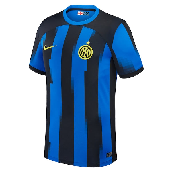 Lautaro Martinez Inter Milan Nike 2023/24 Home Replica Jersey - Blue - Image 2