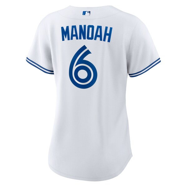 Alek Manoah Toronto Blue Jays Nike Women's Home Replica Jersey - White - Image 3