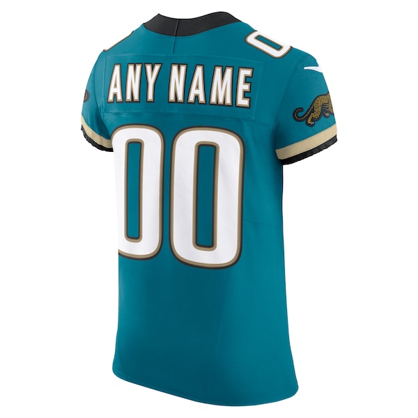 Jacksonville Jaguars Nike Alternate Vapor F.U.S.E. Elite Custom Jersey - Teal - Image 3
