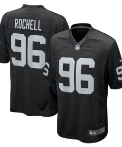 Isaac Rochell Las Vegas Raiders Nike Team Game Jersey -  Black