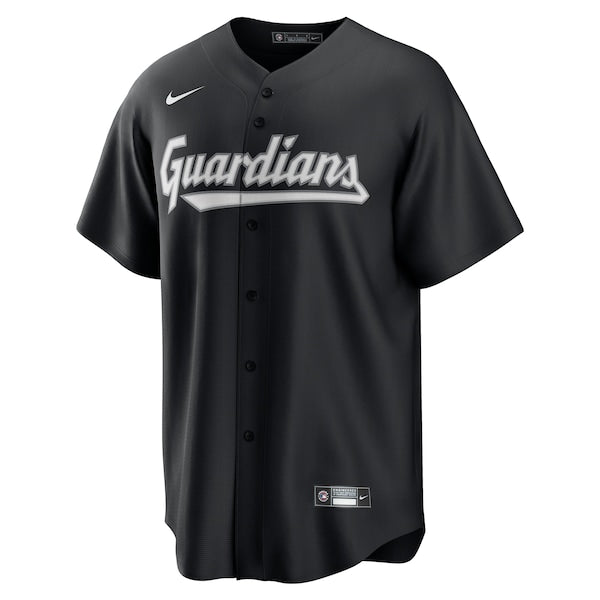 Cleveland Guardians Nike Lights Out Replica Jersey - Black - Image 2