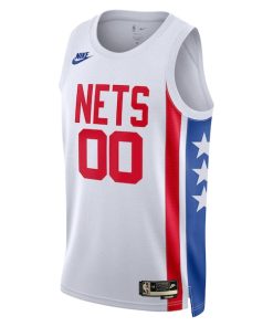 Alternative view of Brooklyn Nets Nike Unisex 2022/23 Custom Swingman Jersey - Classic Edition - White