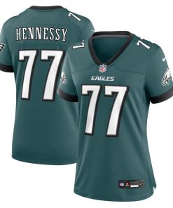 Matt Hennessy Philadelphia Eagles Nike Women's  Game Jersey - Midnight Green